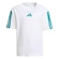 Camiseta Infantil adidas 3 Listras BRANCO/VERDE