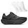 Tênis Masculino New Balance 1080 V14 + 3 Pares de Meias PRETO
