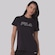Camiseta Fila Regular Basic Outline Feminina PRETO