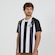 Camiseta Santos Mosaico Braziline - Masculino PRETO/BRANCO