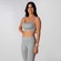 Conjunto Fit Calça E Top Alça Regulavel Alma Genius Feminino CINZA