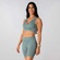 Conjunto Fitness Short E Regata Feminina Alma Genius Feminino VERDE