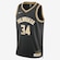 Camiseta Regata Nike NBA Giannis Antetokounmpo Milwaukee Bucks 2024/25 Select Series Masculina PRETO/AMARELO