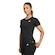 Camiseta Feminina Adidas Own The Run 3 Listras PRETO/BRANCO