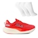 Tênis Fila Racer Speedzone Feminino + 3 Pares de Meias VERMELHO/LARANJA