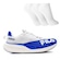 Tênis Fila Racer Speedzone Masculino + 3 Pares de Meias BRANCO/AZUL