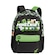Mochila Sestini Grande Minecraft Plus 15 Anos PRETO/VERDE