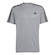 Camiseta adidas Essentials 3 Listras Masculina CINZA CLA/PRETO