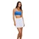 Saia Short Alto Giro Eterna Sobreposta Evase Feminino BRANCO