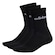Meia adidas Unissex C Lin Crew - 3 Pares PRETO/BRANCO