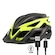 Capacete ciclismo Absolute Wild Flash led traseiro USB PRETO/AMARELO FLUOR