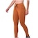 Calça Legging Authen 2 Bolsos Cós Ajustável Animal Texture Feminina MARROM