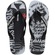 Chinelo Do Vasco da Gama Havaianas Top Times Masculino PRETO/CINZA