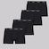 Kit Cueca Boxer Masculina Mash Cotton - 4 Unidades PRETO