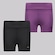 Kit Bermuda Rainha UV 50+ Classic Feminina - 2 Unidades PRETO