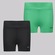 Kit Bermuda Rainha UV 50+ Classic Feminina - 2 Unidades PRETO