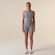 Bermuda Fila Life Ribbed Feminina CINZA