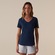 Blusa Fila Easy Training Crepe Flow Feminina AZUL ESCURO