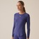 Blusa Manga Longa Fila Bio III Feminina AZUL