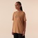 Camiseta Fila Over Vita Outline Feminina MARROM