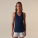Camiseta Regata Fila Easy Training Crepe Flow Feminina AZUL ESCURO
