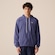 Jaqueta Fila Windbreaker Letter Masculina AZUL