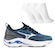 Tênis Masculino Mizuno Wave Zest 2 + 3 Pares de Meias AZUL ESCURO