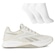 Tênis Feminino Reebok Speed 22 TR + 3 Pares de Meias BEGE/CINZA/LARANJA