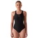 Maiô Fila Tri Logo II Feminino PRETO/CINZA
