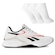 Tênis Masculino Reebok Speed 22 TR + 3 Pares de Meias BRANCO/PRETO