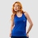 Camiseta Regata Feminina Academia Dry Fit Blusa Fitness Performance Wear AZUL