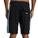 Bermuda Hurley Side Half Letters 19,5" SM26 Masculina PRETO