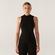Camiseta Regata Fila Gola Alta Rib Feminina PRETO