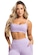 Top Fitness Mvb Modas Cropped Alcinha Costas Abertas Feminino LILAS