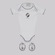 Body Vasco Double Infantil FutFanatics BRANCO