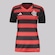 Camiseta do Flamengo I 25/26 Torcedor adidas Feminina PRETO