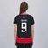 Camiseta Do São Paulo Calleri 9 Romper Feminina FutFanatics PRETO