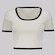 Camiseta Cropped Fila Rib Feminina BRANCO