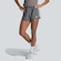 Short adidas Pacer 3 Listras Intensity Feminino CINZA