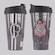 Kit Corinthians 2 Copos de Viagem 550ML PRETO