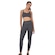 Calça Legging Alto Giro Personalizado Feminina CINZA ESCURO
