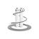 Corda de Pular Inteligente Geonav Bluetooth BRANCO