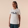 Camiseta Fila Letter Premium II Feminina BRANCO