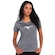 Camiseta Mizuno Spark Big Logo Feminina CINZA