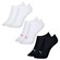 Kit 3 Pares de Meias Cano Curto Puma Esportiva Feminina PRETO