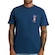 Camiseta Hurley Xilo SM26 Masculina AZUL ESCURO