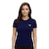 Camiseta Diadora Small Logo Feminina AZUL ESCURO