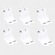Kit Meia Fila Cano Alto Com 6 Pares BRANCO