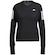 Camiseta Adidas Manga Longa Own The Run Feminina PRETO/BRANCO
