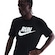 Camiseta Dri-FIT Nike Run Swoosh Masculina PRETO/BRANCO
